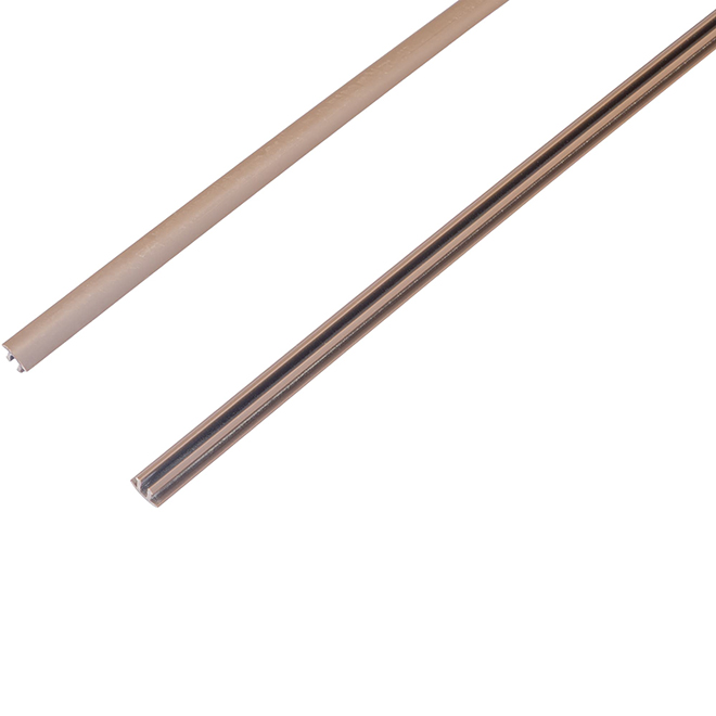 Landon & Co. Side Strip in PVC for Deck Boards 4-ft Hazel - Pack of 4