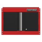 Craftsman Garage Wall Cabinet 2 Doors Red and Black 18-in