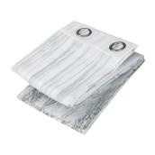 Panneau de rideau Commonwealth, bucolique, 52" x 84", taupe