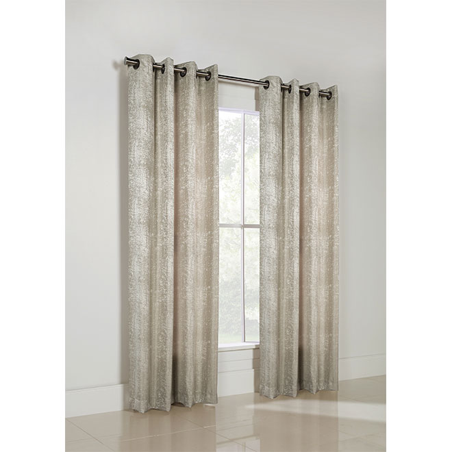 Grommet Curtain - Concrete - Taupe