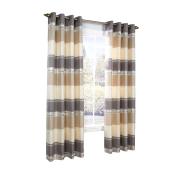 Legacy Mist Stripe Grommet Curtain Panel - 52-in x 84-in - Taupe