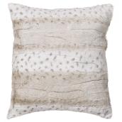 Coussin en fausse fourrure, polyester, 18