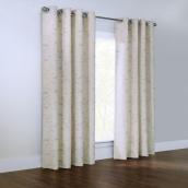 Tuscani Light-Filtering Grommet Curtain - 54-in x 84-in - Polyester - Natural