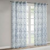 Commonwealth Jenny Grommet Curtain Panel 52-in x 84-in - Indigo