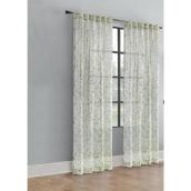 Verdure Light-Filtering Back Tab Curtain - Polyester - 52-in x 84-in - Green