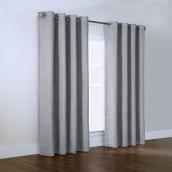 Linum Light-Filtering Curtain Panel with Grommets - 50-in x 95-in - Light Grey