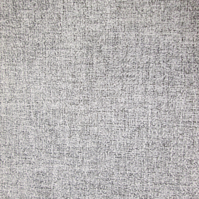 Rideau filtrant Linum en polyester avec oeillets, 50 po x 95 po, gris pâle