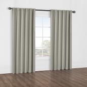 Commonwealth Baxter Back Tab Room Darkening Curtain 52-in x 84-in - Oatmeal