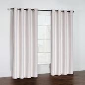 Burst Light-Filtering Curtain Panel with Grommets - Polyester - 52-in x 84-in - Powder Pink