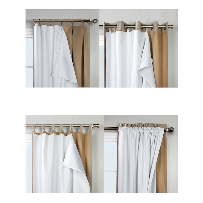 Commonwealth Ultimate Blackout Curtain, Sheer Shower Curtain Liner