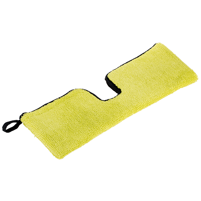 Finitec Reversible Replacement Mop Cover - Micro-fibre - Electrostatic - Washable - 16-in L x 6-in W