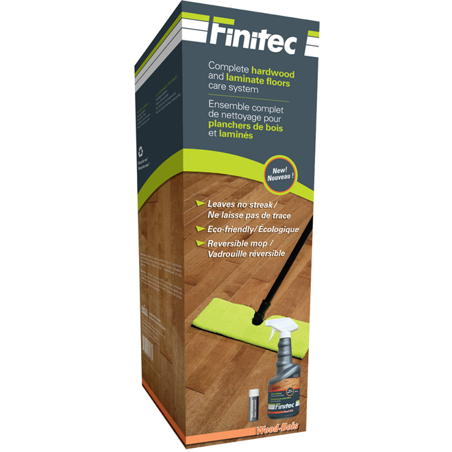 Finitec Complete Care System for Wood and Laminate Floors - Water-Based - Low VOC - 1.4 L