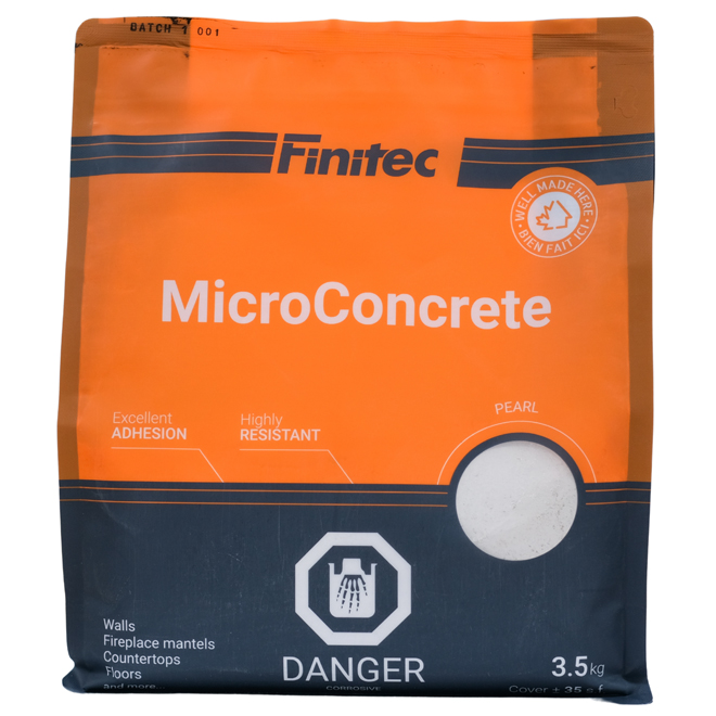 Finitec MicroConcrete 3.5-Kg Indoor Concrete Paint - Pearl White