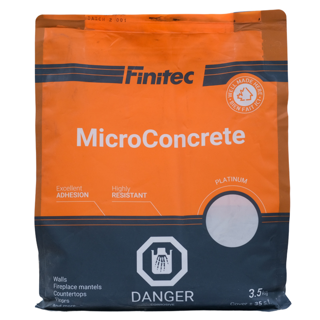 Finitec MicroConcrete 3.5-kg Concrete Paint - Platinum Grey