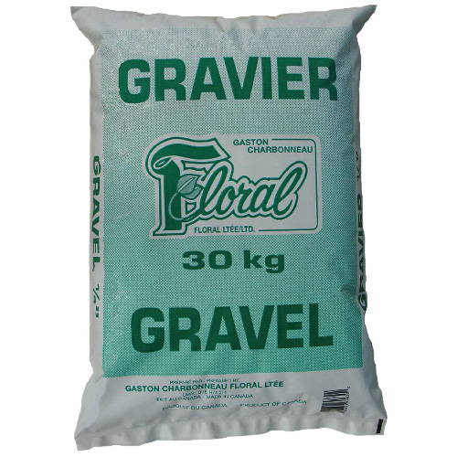 Charbonneau Floral Gravel - Stable Foundation - Asphalt Solid Base - 30 kg