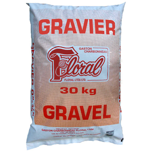 Charbonneau Floral Gravel - Foundation - Pavers Underlayment - 0 to 3/4-in dia - 30 kg