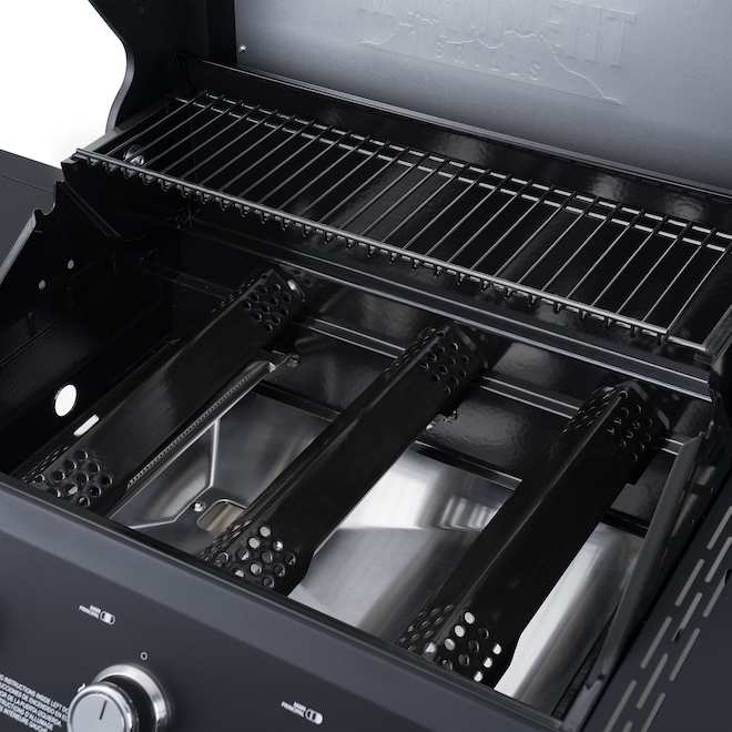 Gril au gaz propane Mesa de Monument Grills 3 brûleurs 36 000 BTU, noir