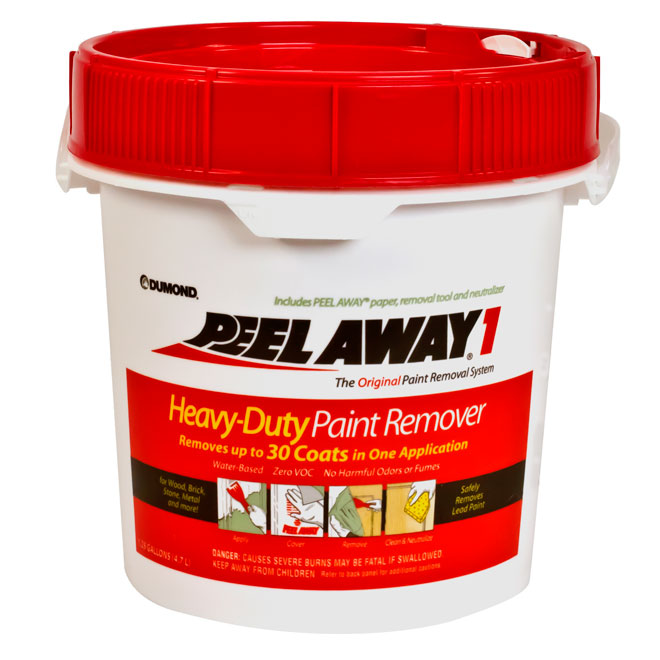 Dumond Peel Away 1 Heavy-Duty Paint Remover - No Harmful Odours - Biodegradable - 4.73 L