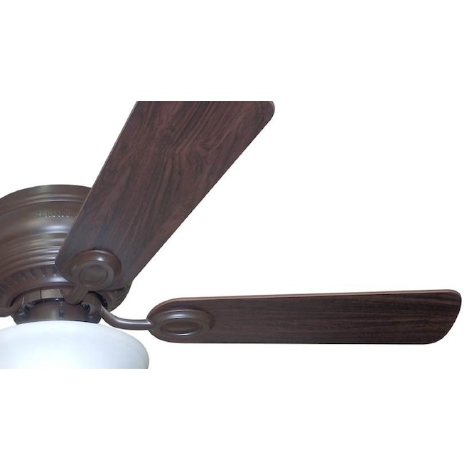 Harbor Breeze Mayfield Ceiling Fan - 5 Reversible Blades - Cherry and Teak  - 44-in dia C-BTH44ABZC5L | RONA