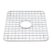 InterDesign Sink Grid with Hole - 12.75-in x 11-in - Stainless Steel - Chrome