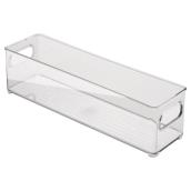 iDesign Fridge Binz Refrigerator and Freezer Clear Storage Bin of 4 x 4 x 14.5-in