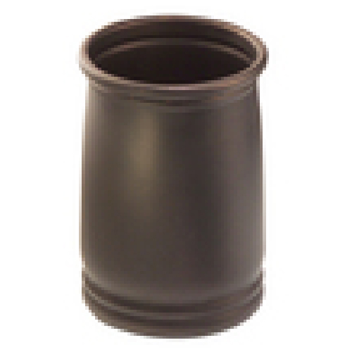 InterDesign Cameo Bathroom Tumbler - Metal - Bronze Finish - 2 3/4-in L x 2 3/4-in W x 4-in H