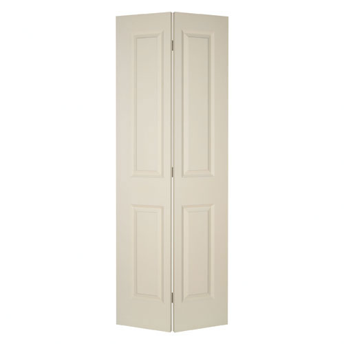Image of Metrie | Bifold Interior Door - 4-Panel - Primed White - Hardboard | Rona