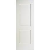 Metrie Interior Door- 2 Panel - Primed Finish - Traditional Style - Smooth Texture