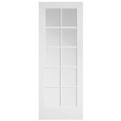 Metrie French Door - 15-Lite Glass - Solid Core - Primed Finish - Smooth Surface