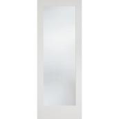 Metrie 32-in x 80-in Full Lite Clear Interior Slab Door
