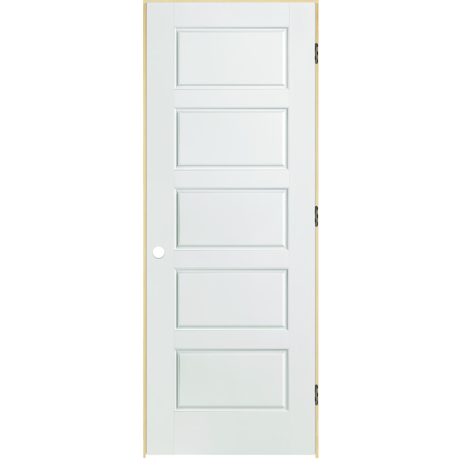 Metrie Interior Door Riverside Pre-Machined 5-Panel 28-in W x 80-in H