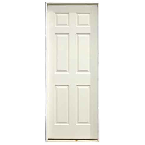 Metrie 6 Panel Pre Hung Painted Door 24 X 80 Left