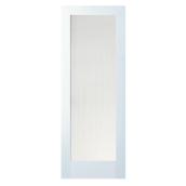 Porte française en MDF à 1 panneau 30 x 80 po