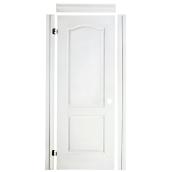 Porte «Fast-Fit» 2 panneaux haut arqué 32 x 80 po