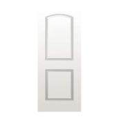 Metrie 2-Panel Roman Door - Primed Moulded Composite - 24-in x 80-in x 1 3/8-in