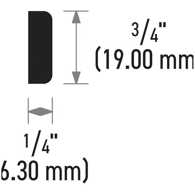 Metrie 1/4-in x 3/4-in x 8-ft FJ Pine Burlap
