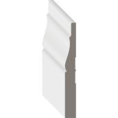 Metrie Baseboard in Primed MDF 3 1/4-in x 14-ft x 3/8-in
