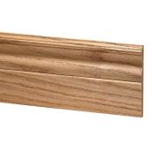 Metrie Baseboard Moulding - 7/16-in x 4 1/8-in - Natural Oak- Sold by Linear Foot