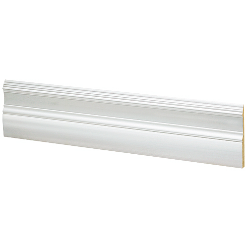 Metrie Primed Baseboard - 9/16-in T x 5-in W - White - MDF