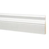 Metrie Baseboard - 9/16-in T x 4 1/4-in W - Primed Finish - MDF