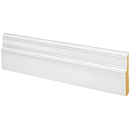 Metrie Baseboard Moulding - 9/16-in x 5 1/2-in - Sold by Linear Foot - MDF - Primed - Interior