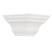 Metrie 5/8-in x 3-5/16-in MDF Primed Crown Moulding Block - Outside Corner