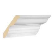 Metrie Primed MDF Crown Moulding - White - 8-ft x 4 1/2-in x 11/16-in