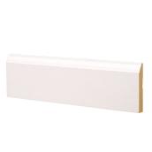 Metrie Baseboard - Primed White - Interior Use - MDF - Sold by Linear Foot