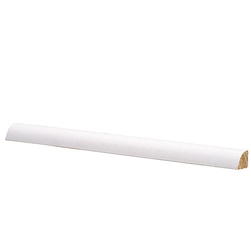 Metrie Quarter Round Moulding - Finger-Jointed Pine - Primed - White - Sold by Linear Foot