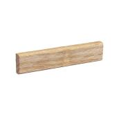 Metrie Batten Trim Moulding - 1/4-in T x 3/4-in W - Reduced Length - Oak Wood - Natural