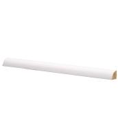 Metrie Quarter Round Moulding - 96-in L x 1/2-in H x 1/2-in T - Finger-Jointed Pine - Primed - White