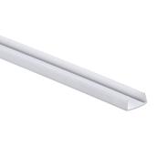 Metrie Shelf Edge Moulding - Vinyl - White - 5/8" x 8'