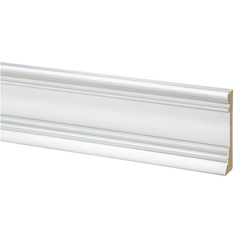Metrie Architrave Moulding - 1 3/16-in T x 3 3/4-in W x 144-in L - MDF - Primed - White