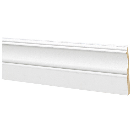 Metrie Baseboard - Primed Finish - MDF - Interior Use - White ...